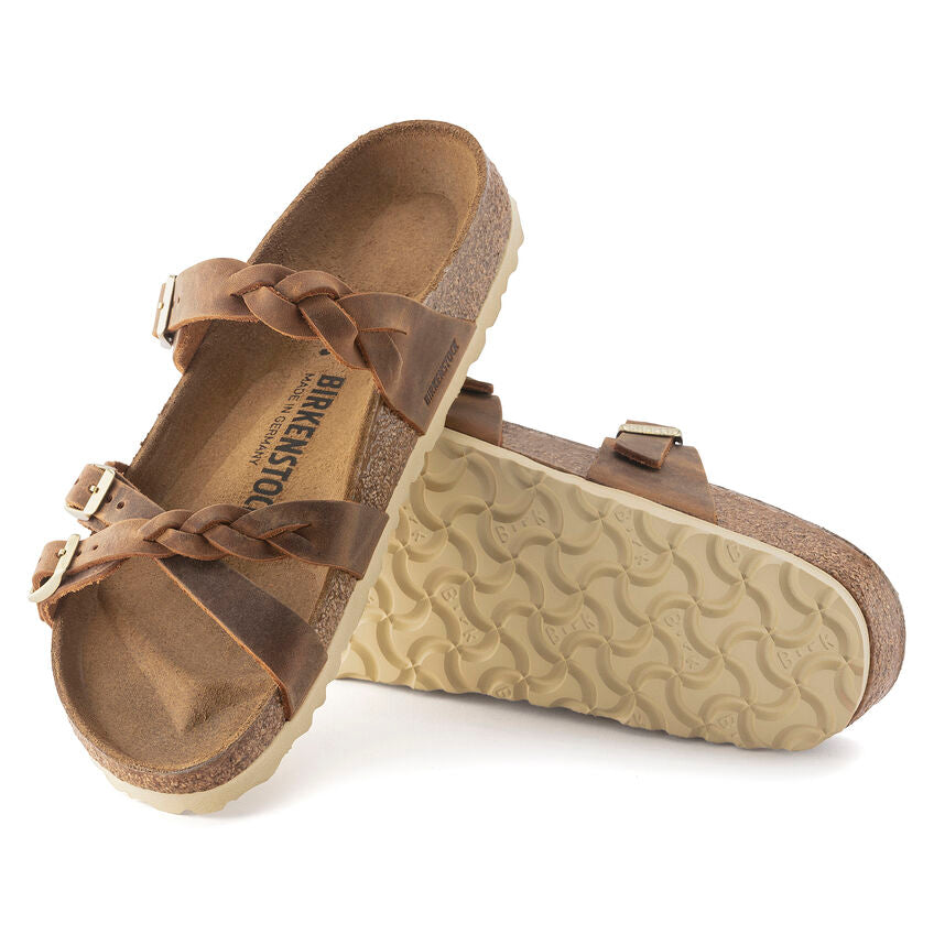 BIRKENSTOCK FRANCA BRAIDED - COGNAC - R1024052