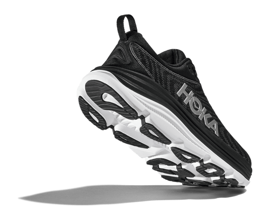 HOKA ONE ONE GAVIOTA 5 - WIDE - BLACK & WHITE - 1134270BWHT