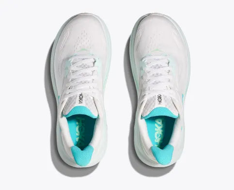 HOKA ONE ONE CLIFTON 10 - WHITE & BLUE