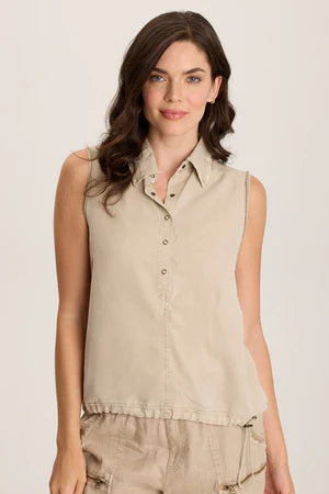 *SALE* XCVI REIN TANK - TAN