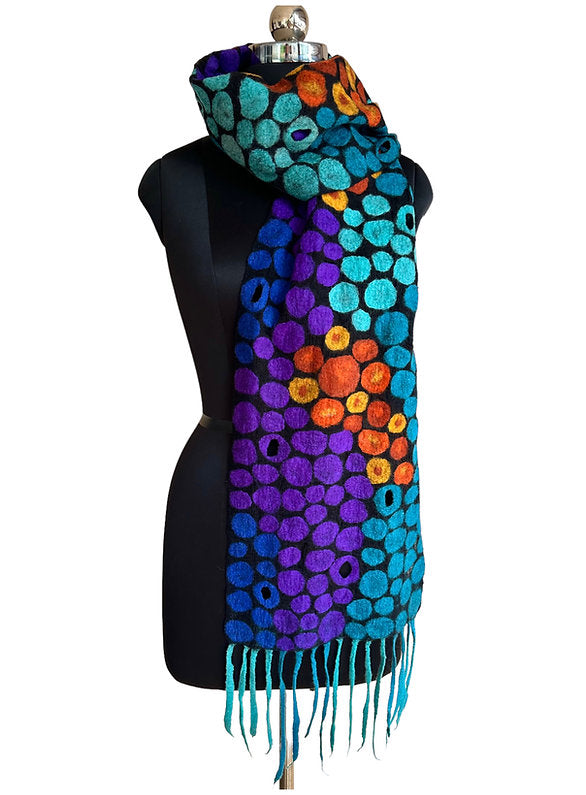 POMEGRANATE MOON STEPPING STONES SCARF - STEPPINGSTONES