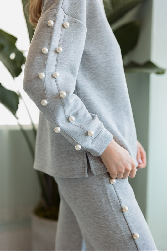 JOH KATRI TOP - GREY