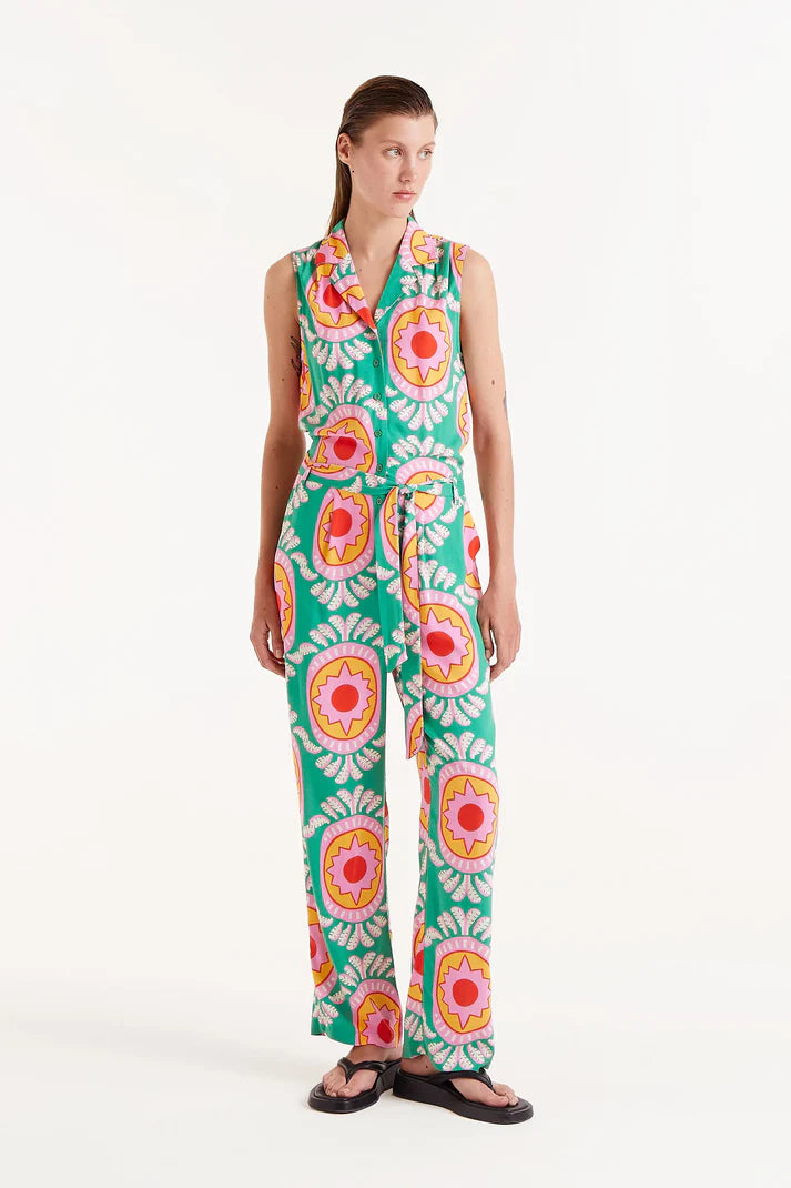 COMPANIA FANTASTICA PRINTED JUMPSUIT - MULTI