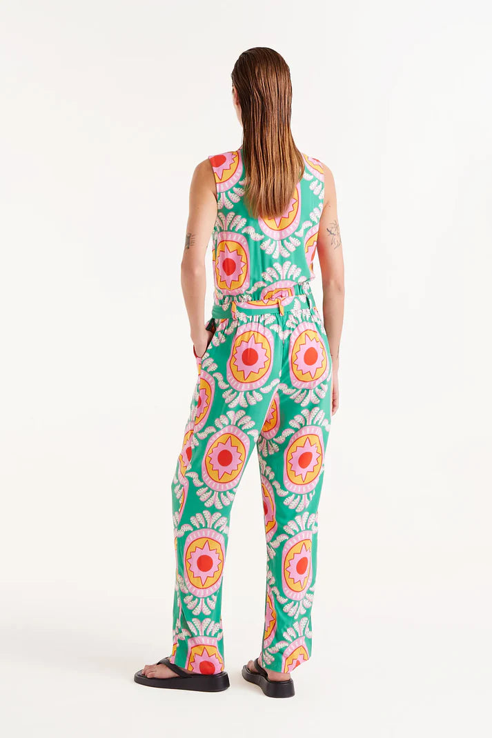 COMPANIA FANTASTICA PRINTED JUMPSUIT - MULTI