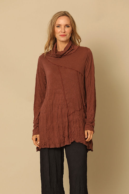 CHALET CHARLEE TUNIC - BRICK RED - C83722BRK