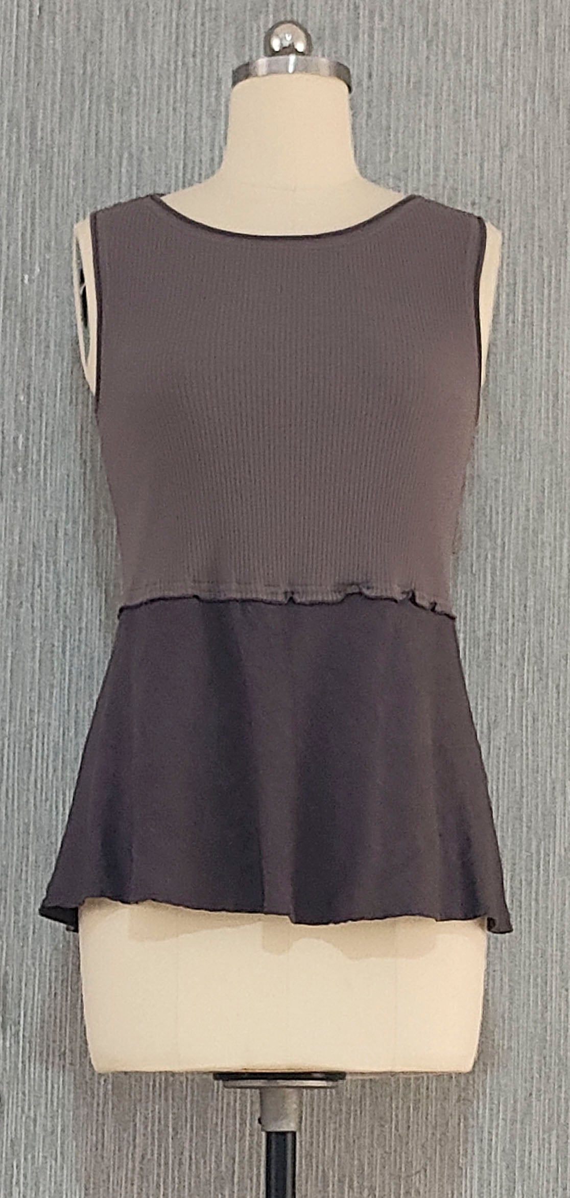 SALE KLEEN RUFFLE TANK - TUNNEL FIG