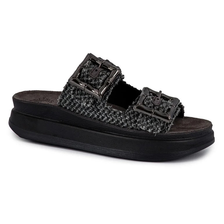 FANTASY SANDALS BAMBOO - BLACK KNIT