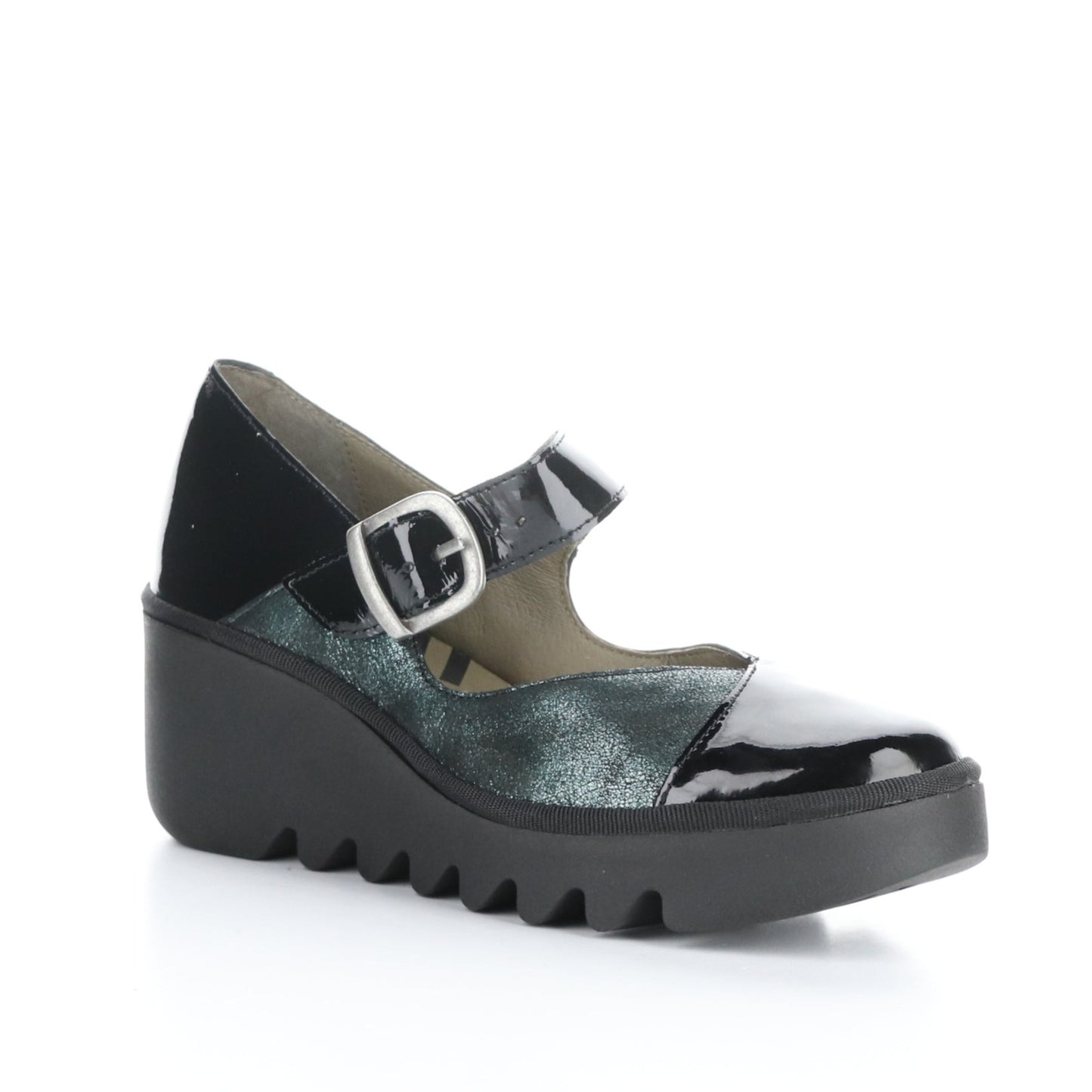 FLY LONDON BAXE - BLACK MULTI - BAXEBLKGRN