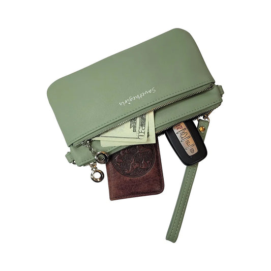 SAVE THE GIRLS BELLA RFID PURSE - MINT GREEN