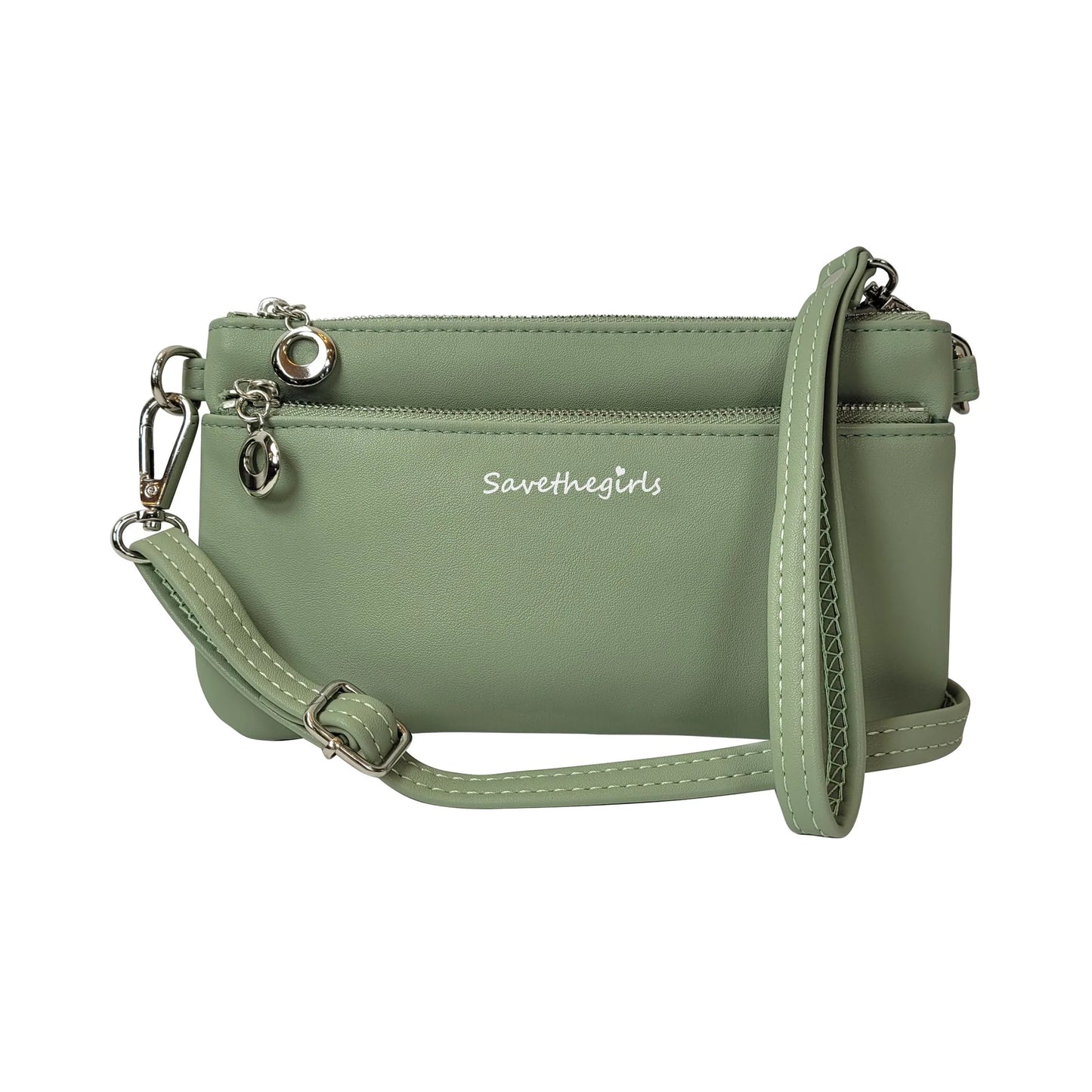 SAVE THE GIRLS BELLA RFID PURSE - MINT GREEN