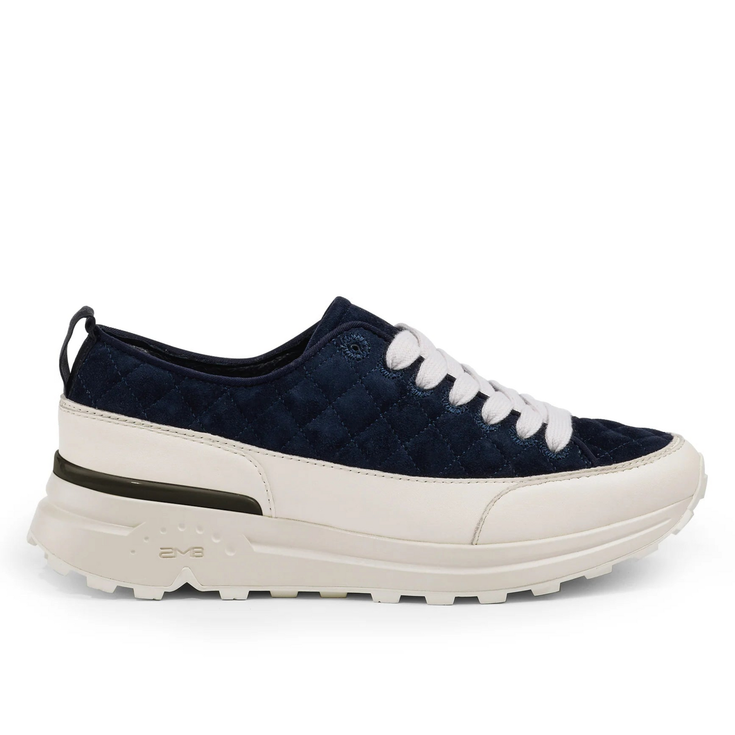 BUSSOLA BRIANNA - NAVY SILK SUEDE