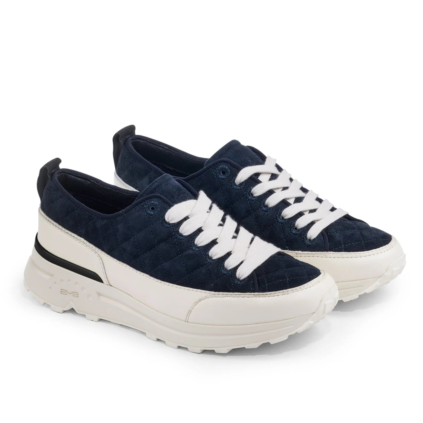 BUSSOLA BRIANNA - NAVY SILK SUEDE