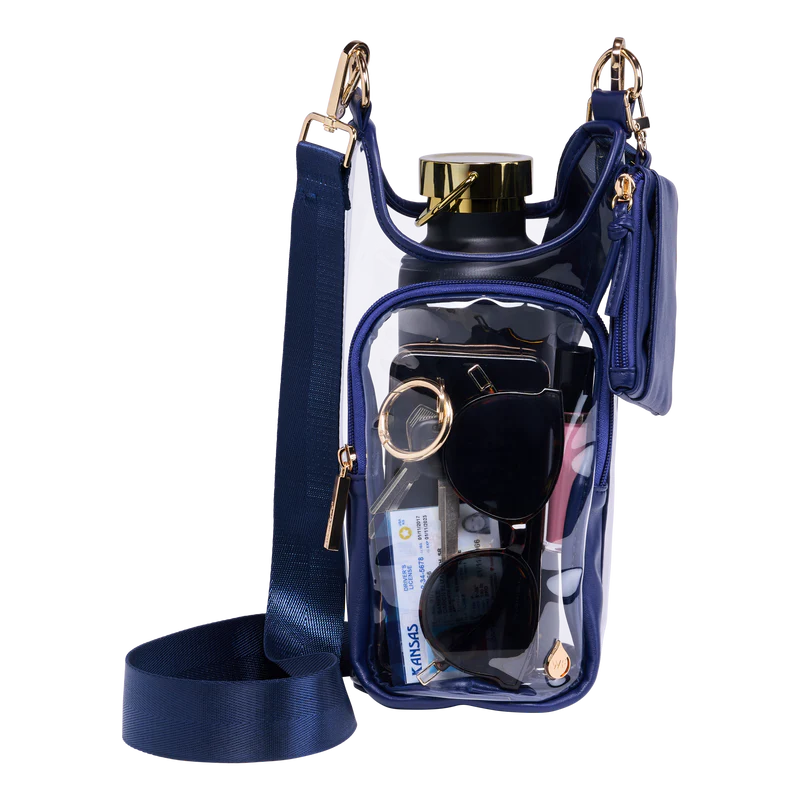 WANDERFULL STADIUM BAG WITH POUCH - NAVY