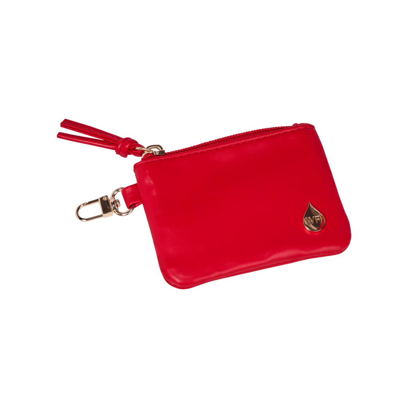 WANDERFULL STADIUM BAG WITH POUCH - RED