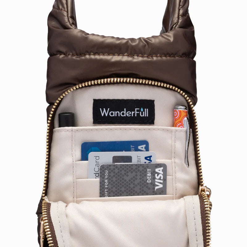 WANDERFULL HYDROBAG - SHINY CHOCOLATE