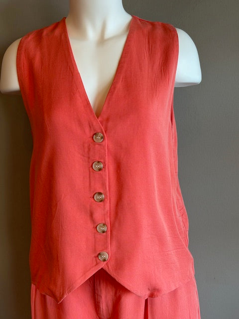 SALE WILD PONY VEST - CORAL