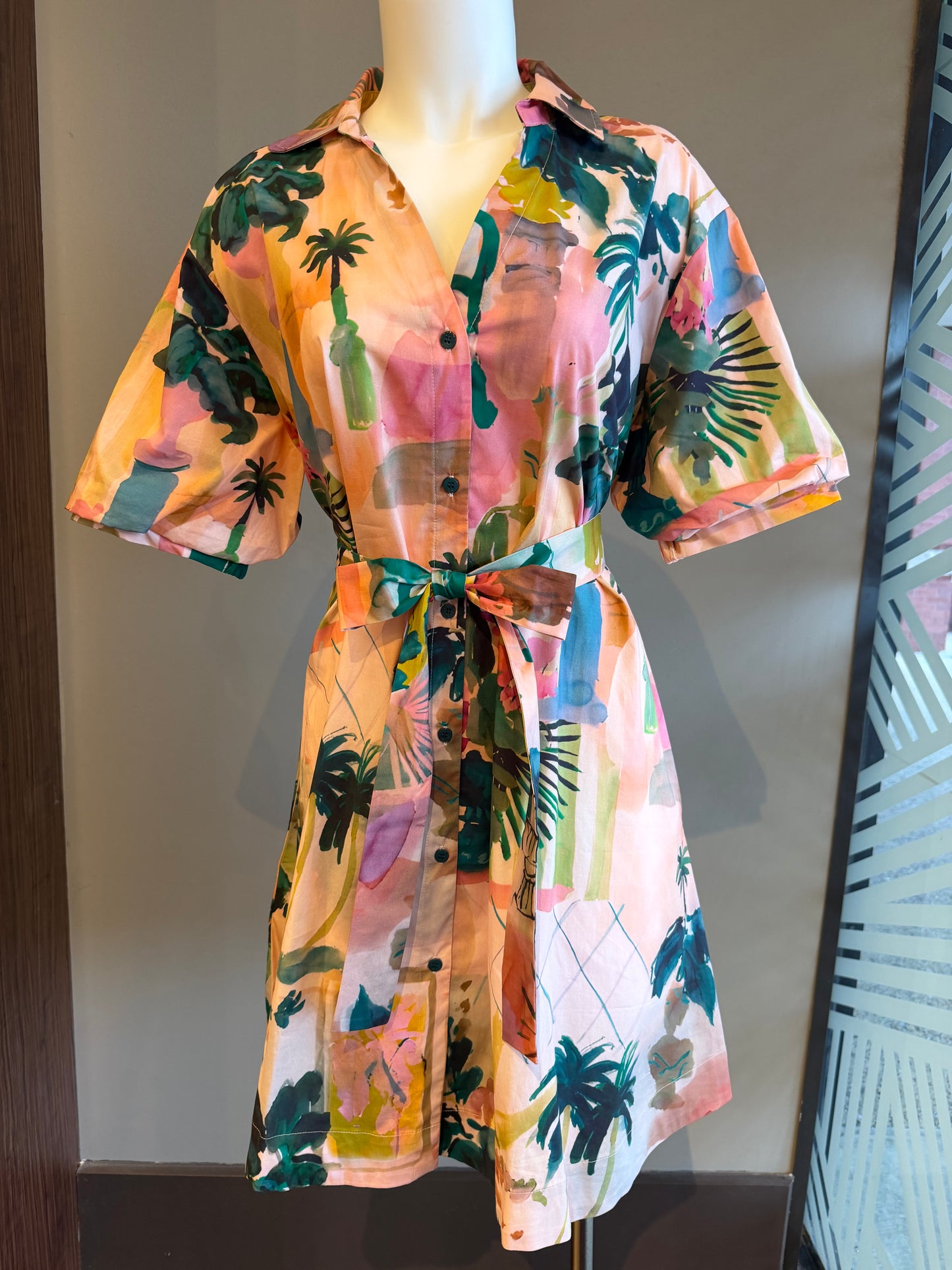 FOIL GOOD IMPRESSION DRESS