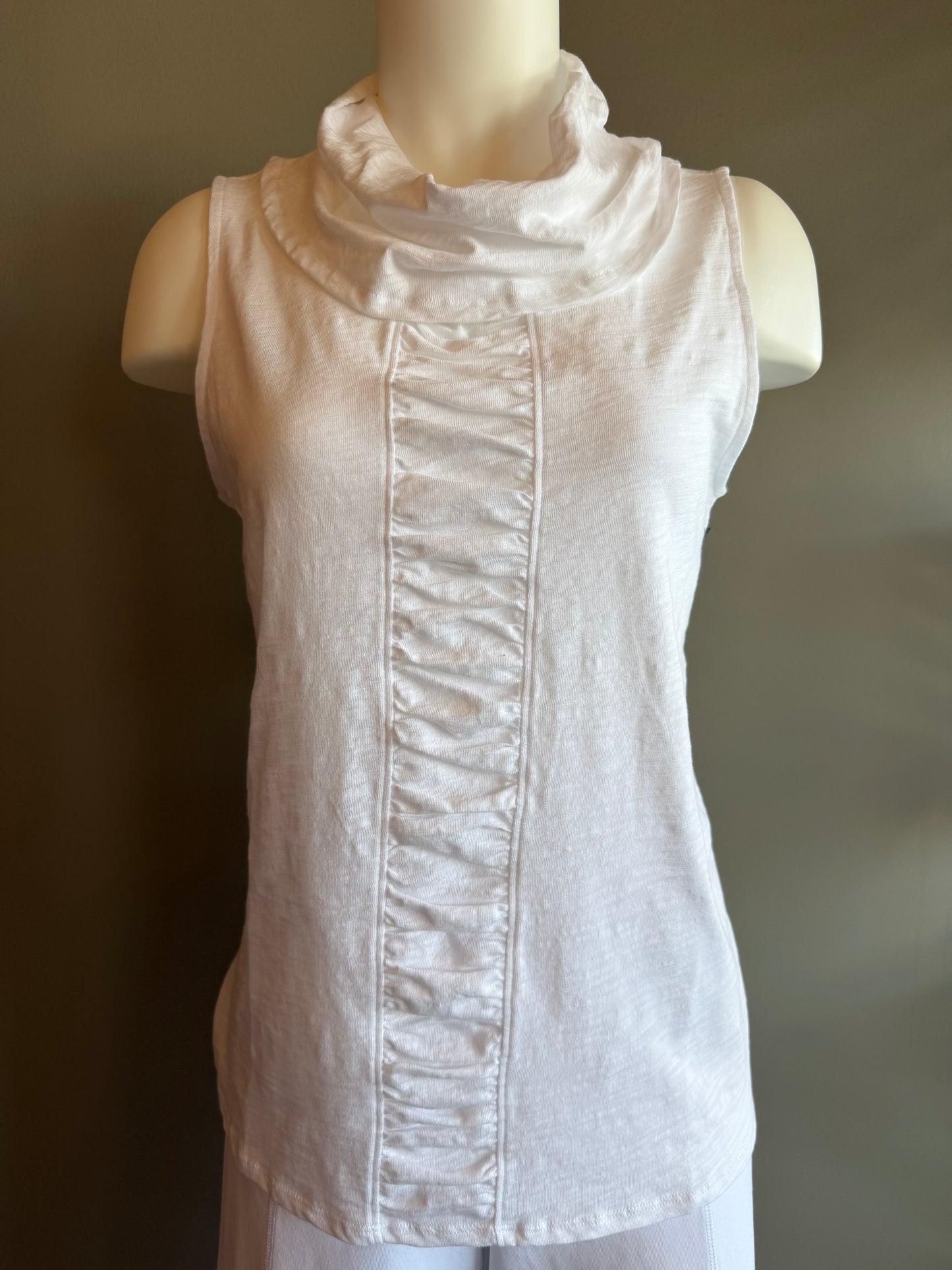 HABITAT RUCHED TUNIC - WHITE