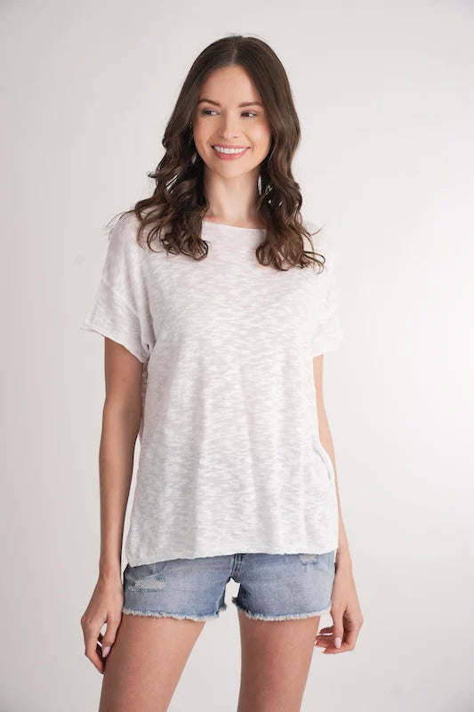 *SALE* STITCHDROP SAND DOLLAR TEE - WHITE