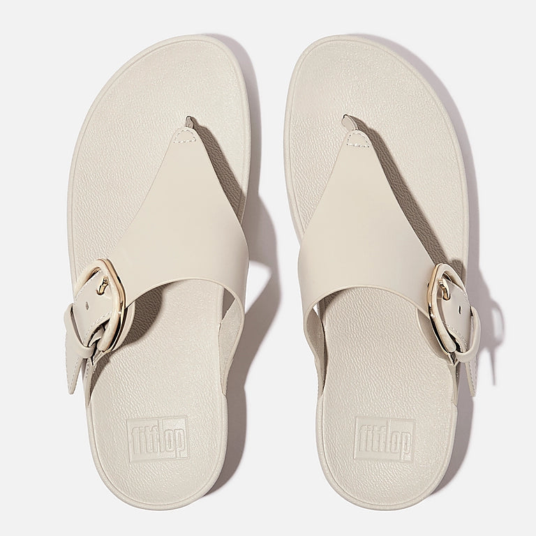 FITFLOP LULU RESIN BUCKLE - OFF-WHITE