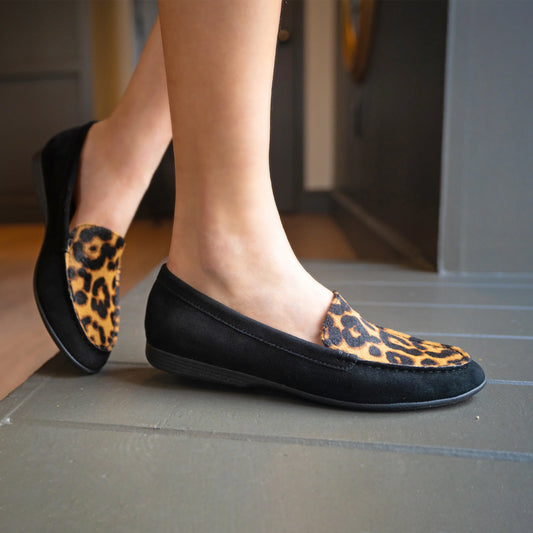 DANSKO LORRI LEOPARD - BLACK MULTI