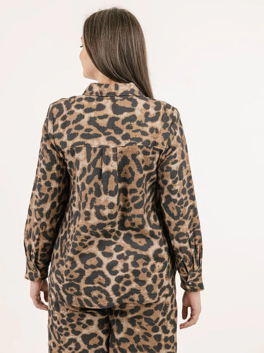 SHANNON PASSERO OPELIKA SHIRT - BROWN MULTI