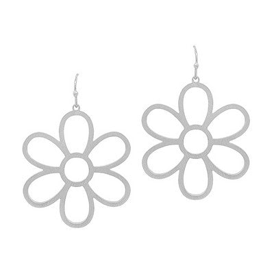 MEGHAN BROWNE STYLE ORCHID SILVER EARRINGS - ORCSV