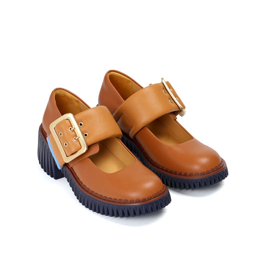 4CCCCEES PLITA JIN MARY JANE - BROWN