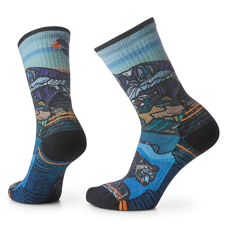 SMARTWOOL LIGHT CUSHION ICY RANGE PRINT SOCKS - MULTI -SW001988150