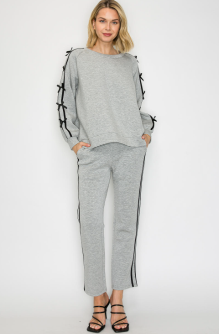 JOH FERN PANT - FEATHER GREY