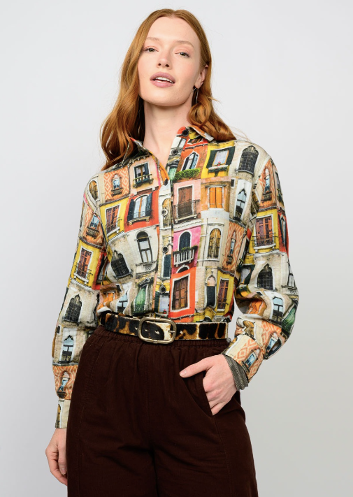 IVY JANE WINDOW TO THE WORLD TOP - MULTI