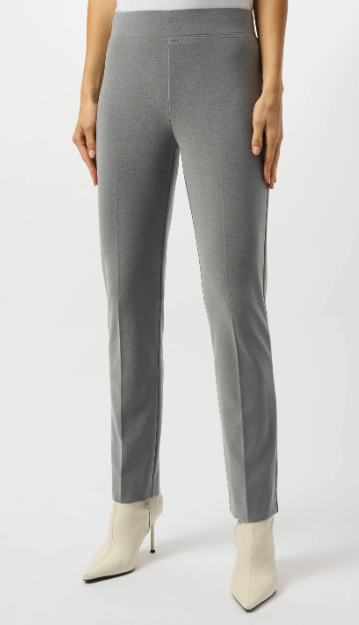 JOSEPH RIBKOFF MELANGE SILKY PANT - GREY
