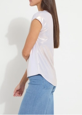 LYSSE LYSSENTIALS - METALLIC JERSEY KNIT