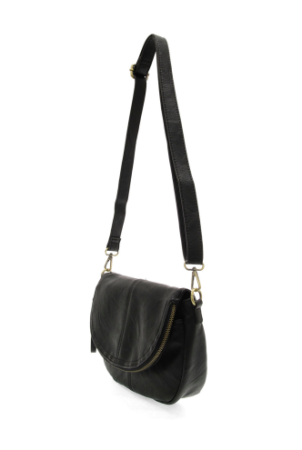 JOY SUSAN HELENE SMALL SADDLE - BLACK