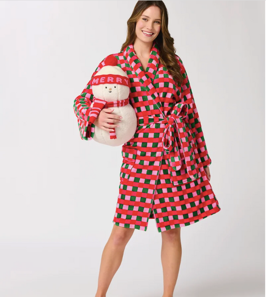 CHECKERED ROBE