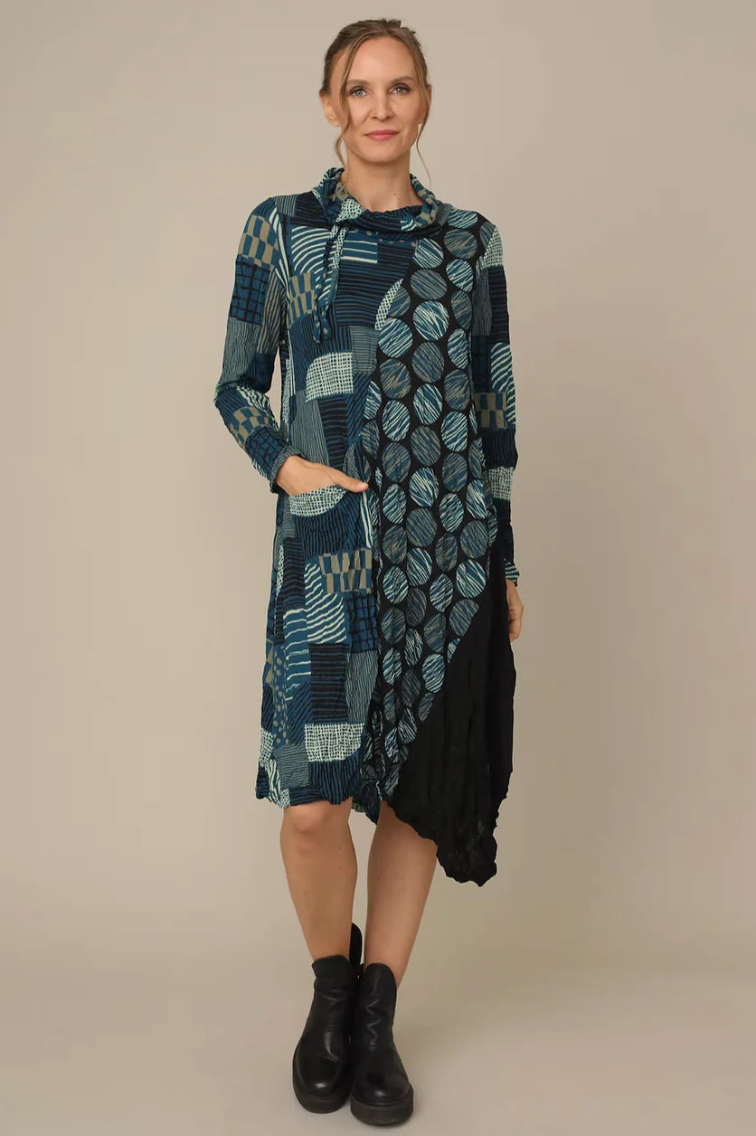CHALET SIENNA DRESS - GREEN MULTI