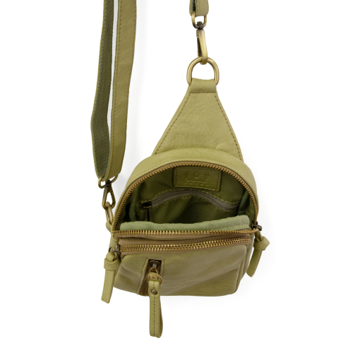 JOY ACCESSORIES SKYLAR SLING BAG - SAGE GREEN