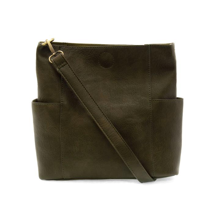 JOY ACCESSORIES KAYLEIGH BUCKET BAG - DARK GREEN