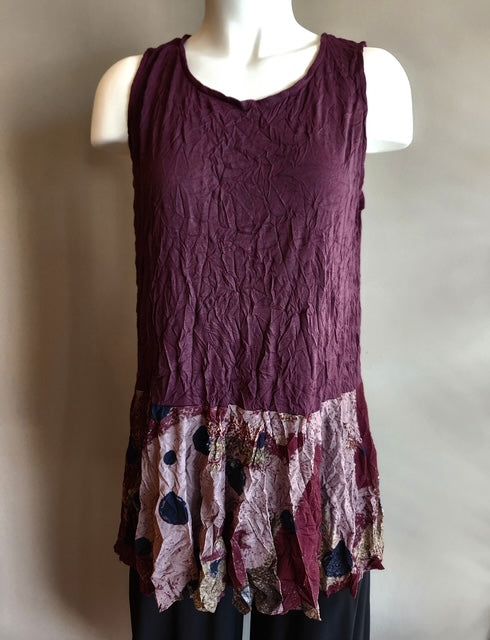 CHALET SOPHIA TANK - ROUGE MULTI