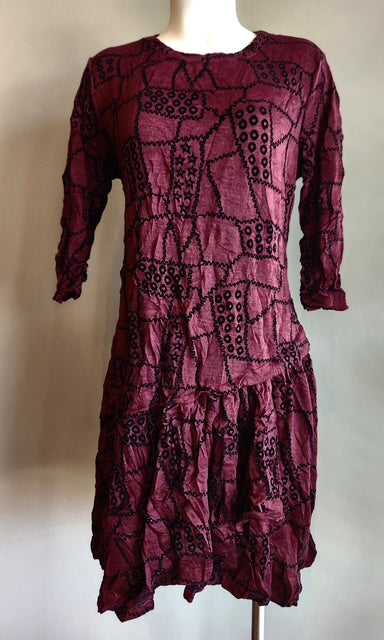 CHALET ASHTON SHORT DRESS - ROUGE PRINT