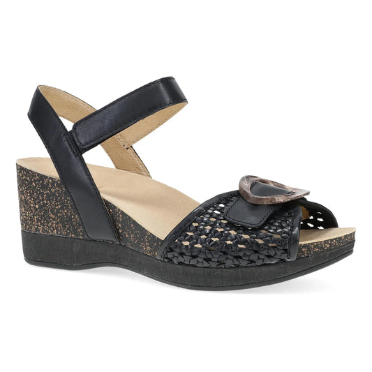 DANSKO STELLA WOVEN - BLACK