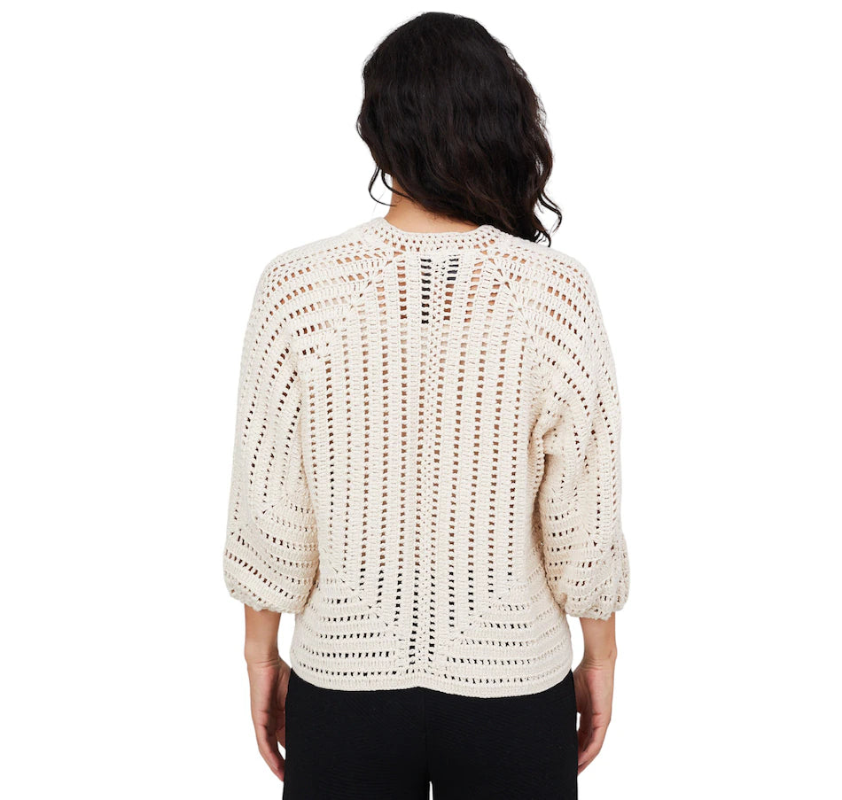 SHANNON PASSERO CAMBRIA CARDIGAN - CREAM