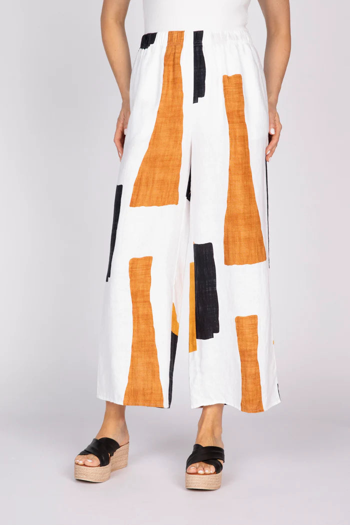 OLIVIA BY HABITAT BREEZE FLOOD PANT - MULTI