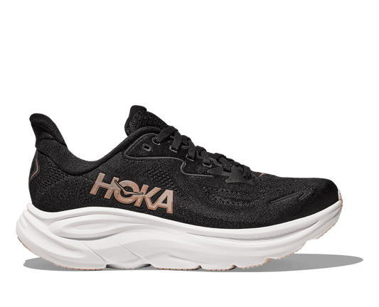 HOKA ONE ONE CLIFTON 10 - BLACK & ROSE GOLD