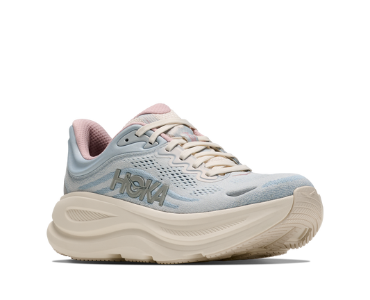 HOKA BONDI 9 CRS - ALABASTER MINERAL BLUE