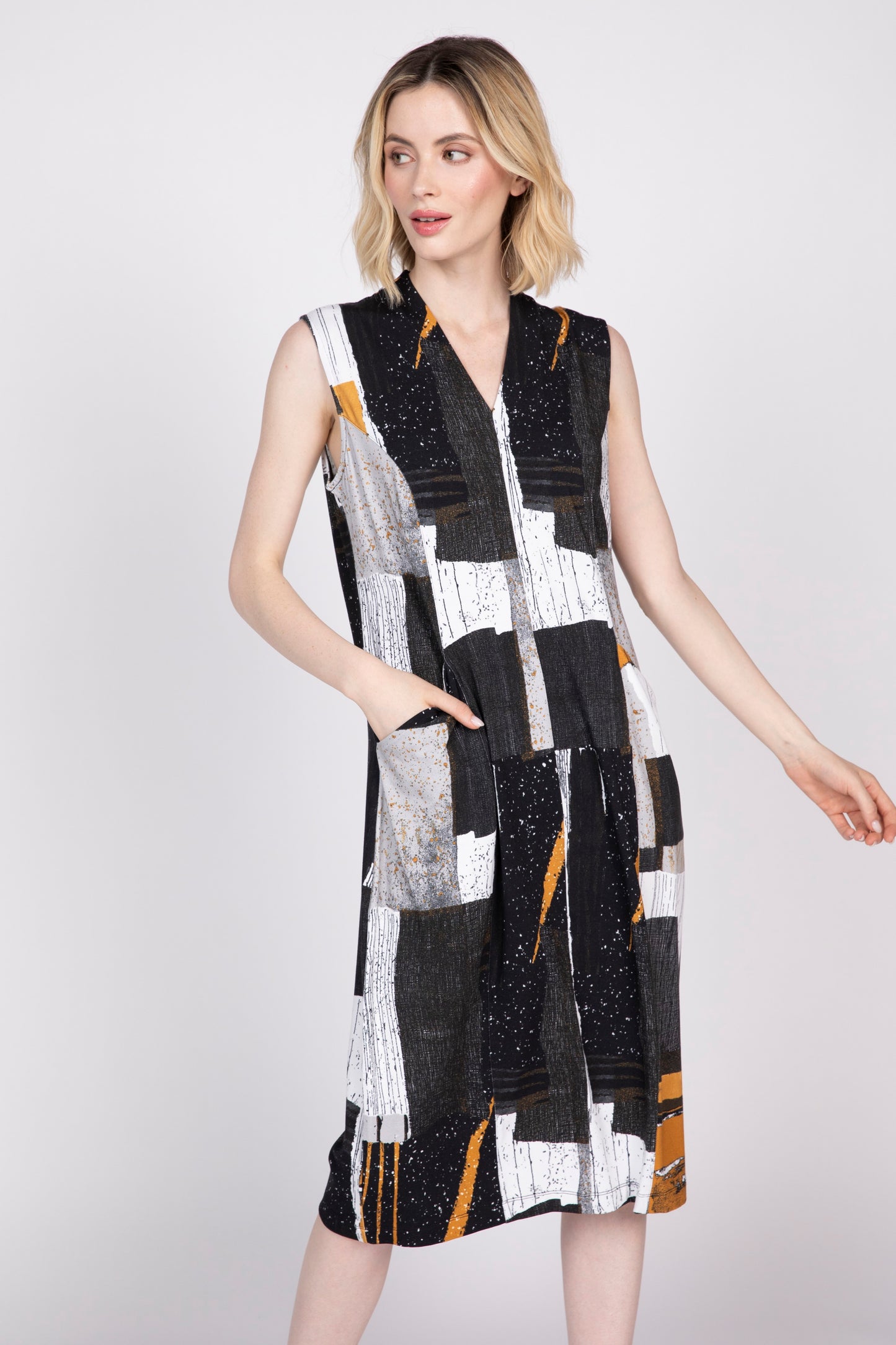 OLIVIA BY HABITAT SLEEVELESS DRESS - MULTI