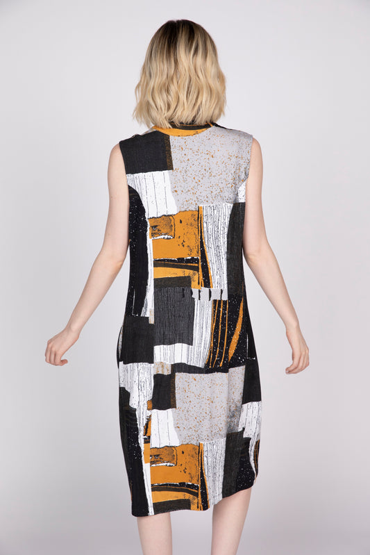 OLIVIA BY HABITAT SLEEVELESS DRESS - MULTI