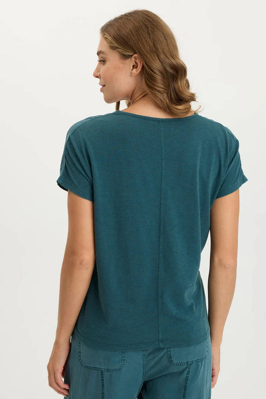 XCVI ULYSSES TOP - TEAL BLUE