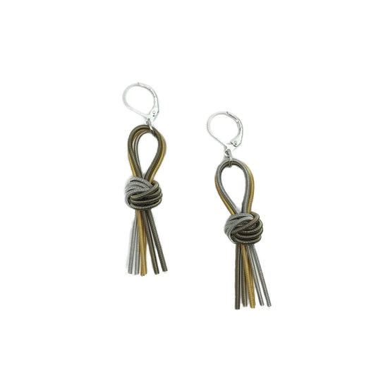 SEA LILY MULTI-METAL TASSEL EARRING