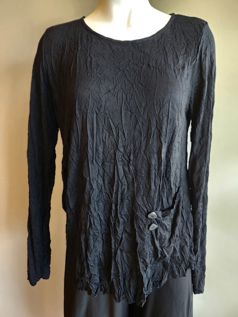 CHALET GIZEL TOP - BLACK